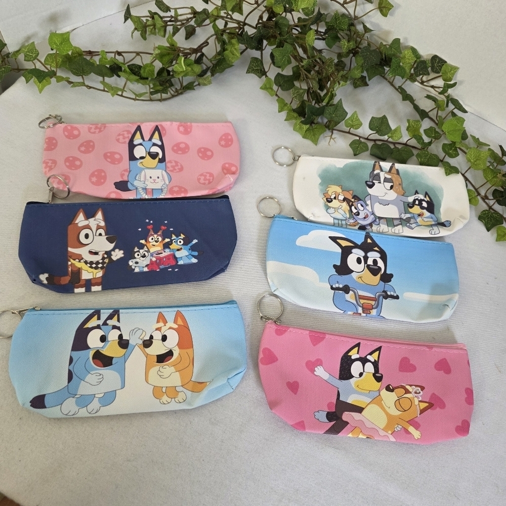 Bluey Pencil Case Set of 6